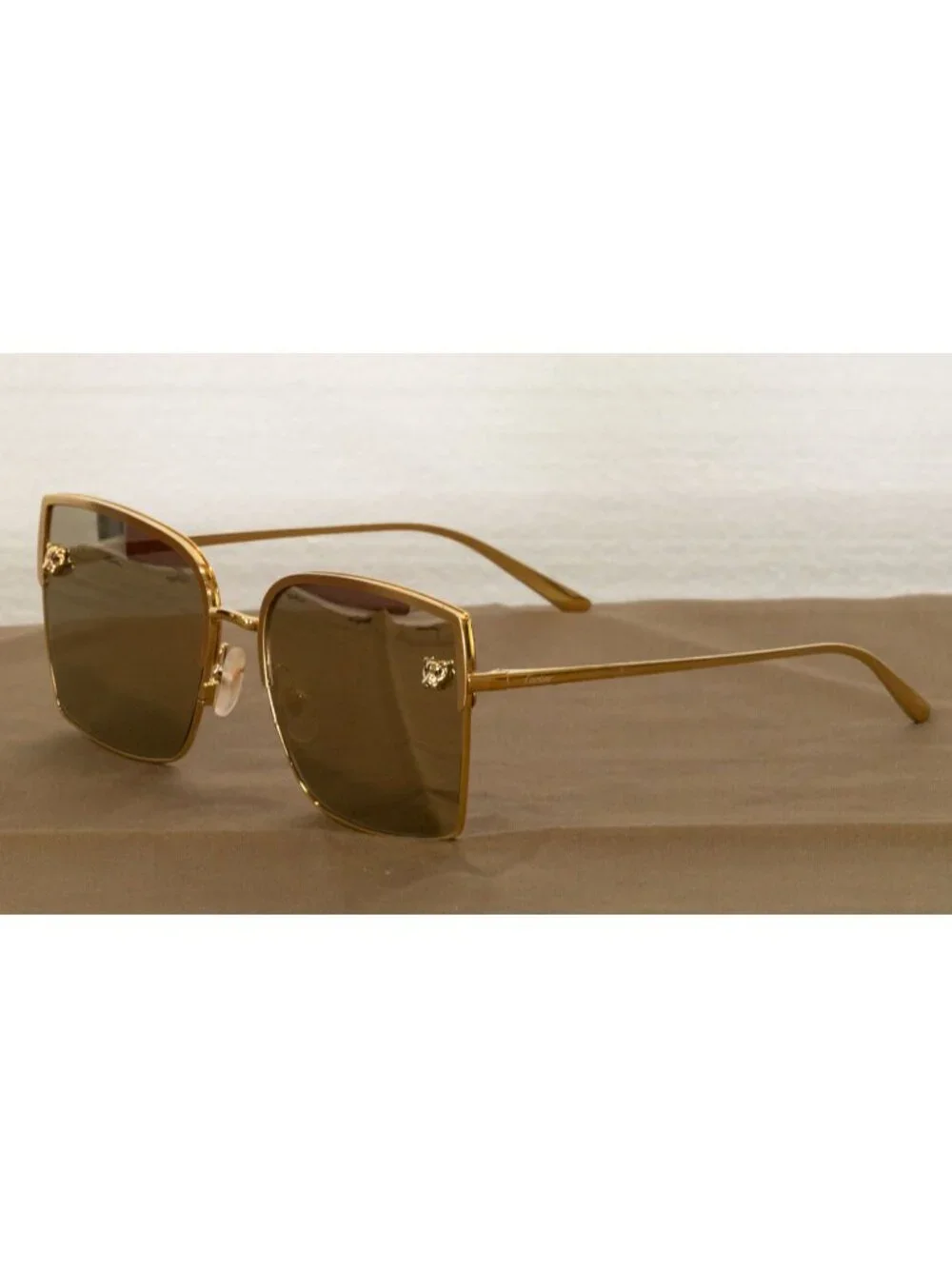 $1345 CARTIER Mirror Sunglasses CT 0199S 003
